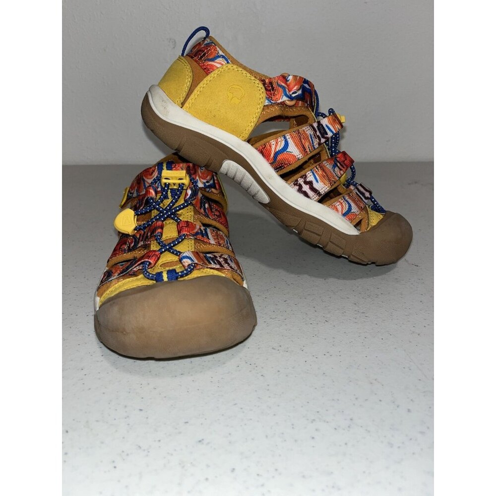 Keen Newport X Outdoor Afro Closed Toe Sandal Waterproof Shoe Hiking Kids Size 3 - Picture 1 of 9